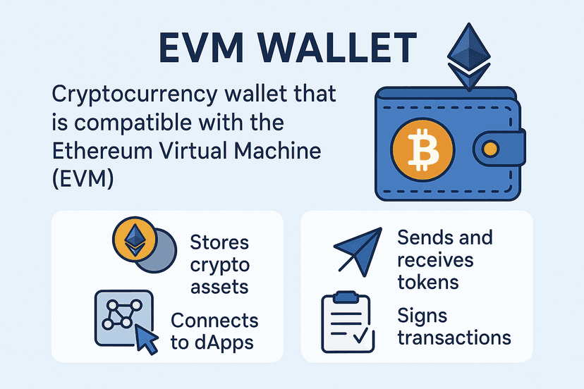 An EVM wallet is a cryptocurrency wallet that is compatible…
