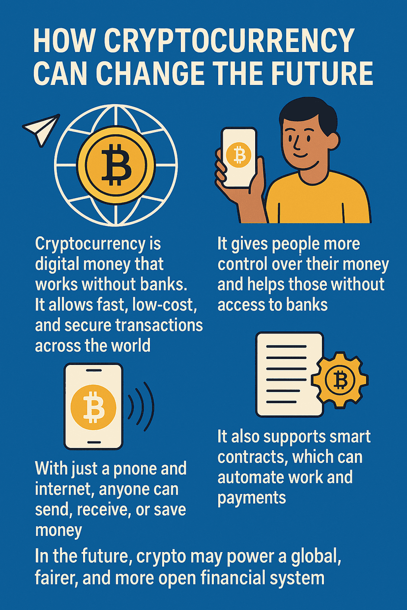 How Cryptocurrency Can Change the FutureCryptocurrency is digital money that…