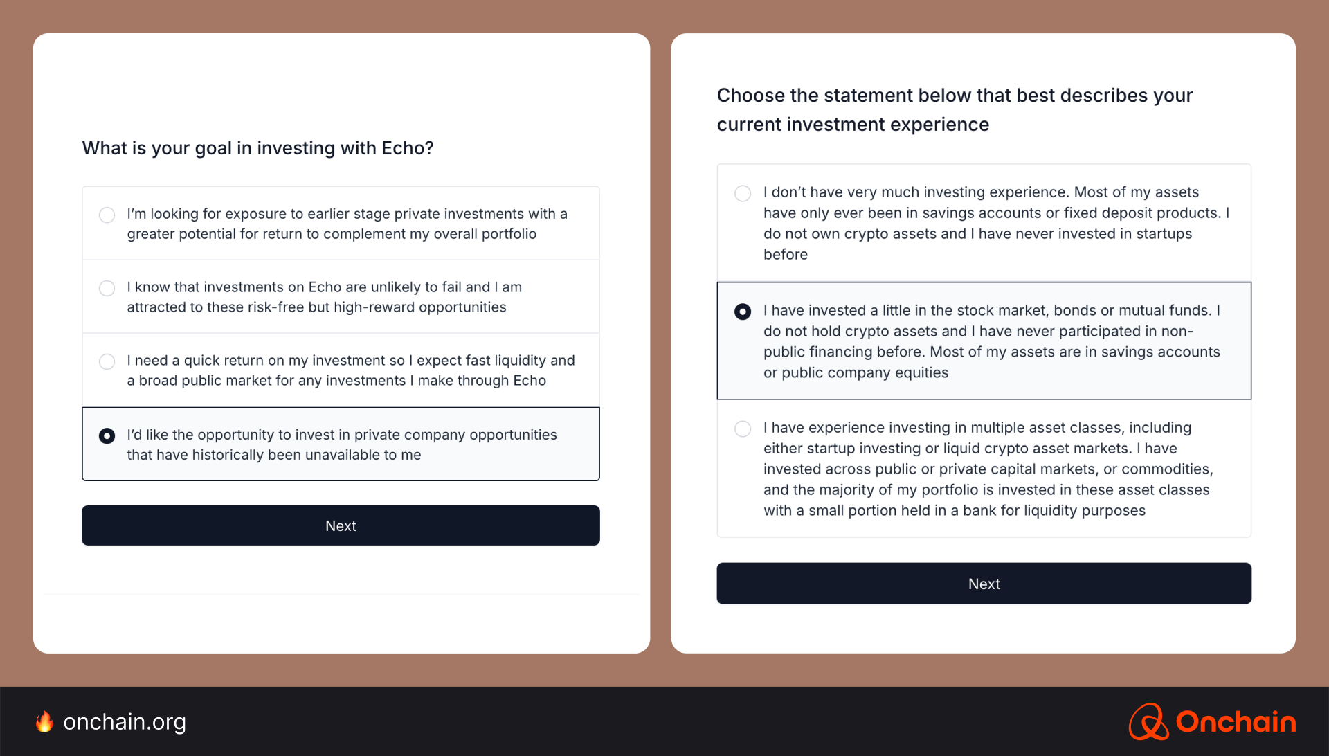 Platform screenshot