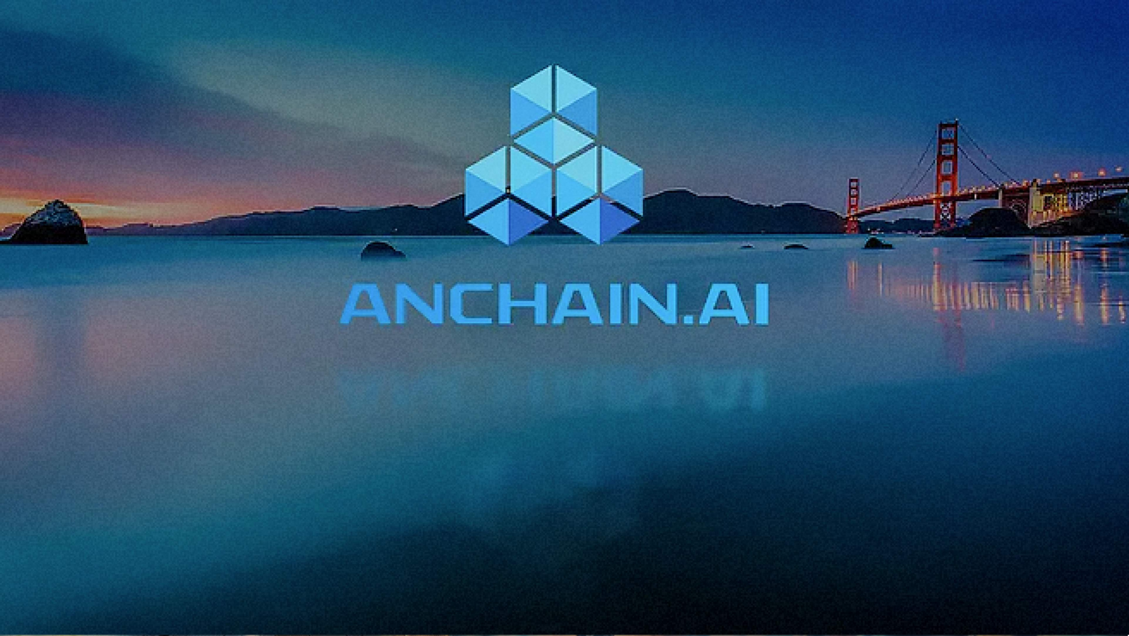 Graphic image depicting the Anchain.ai logo