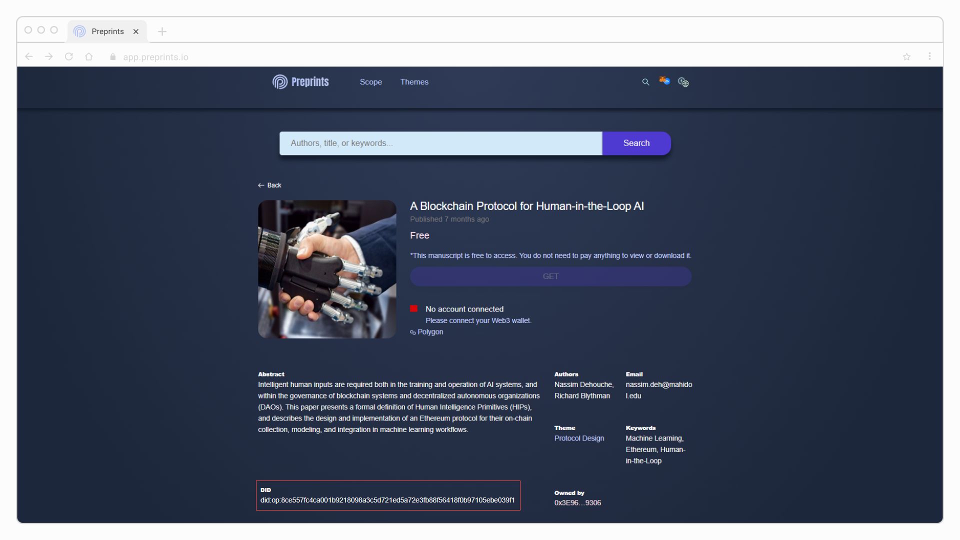 preprints-screenshot