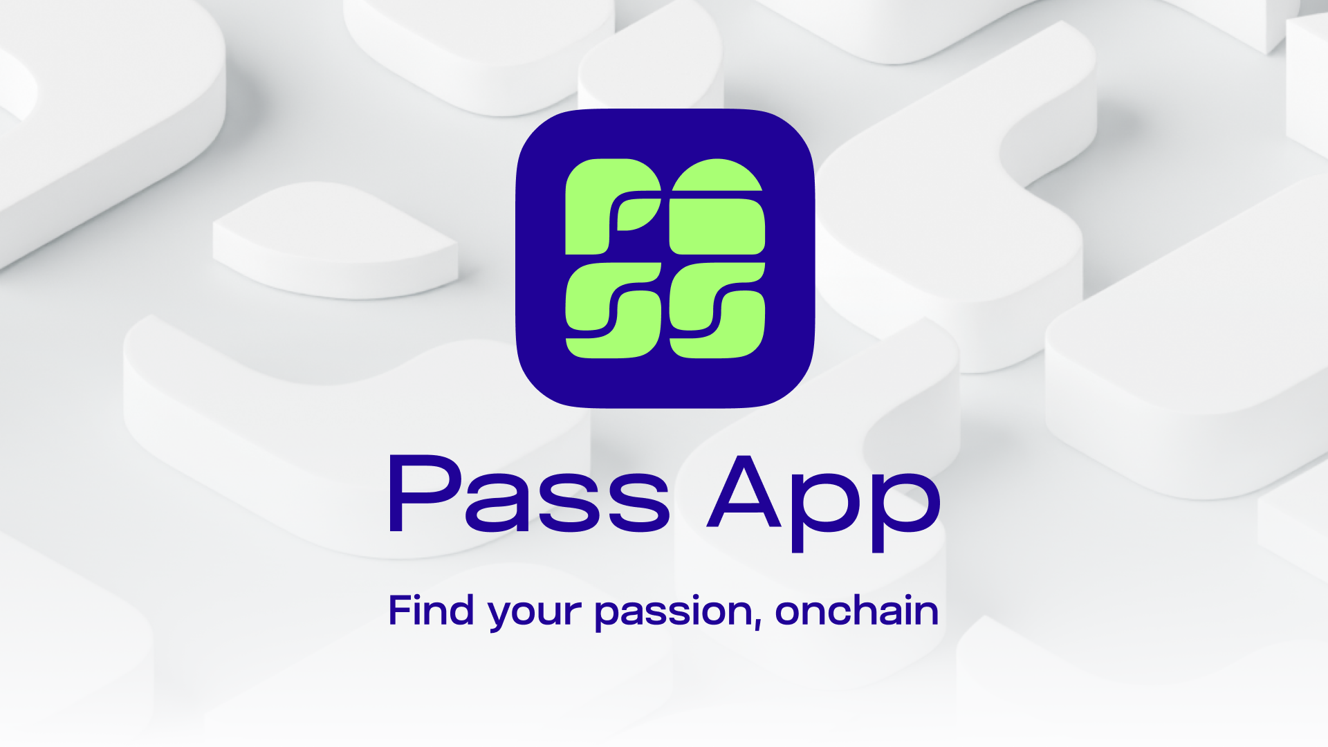 Pass App Logo - Find your passion, onchain